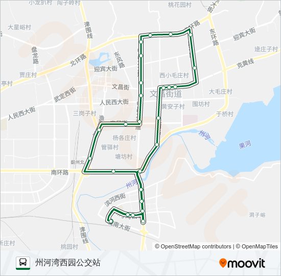 公交538路的线路图