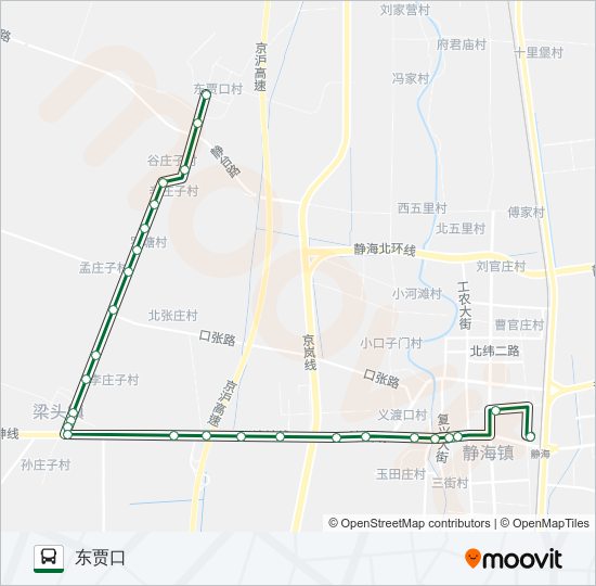 553路 bus Line Map