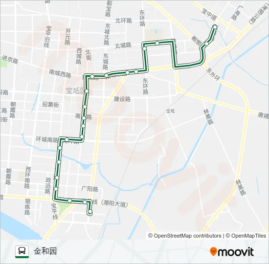 592路 Bus Line Map