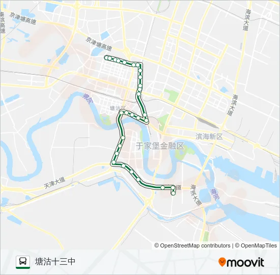 公交617路的线路图
