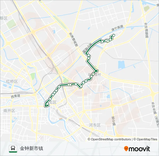 702路 Bus Line Map