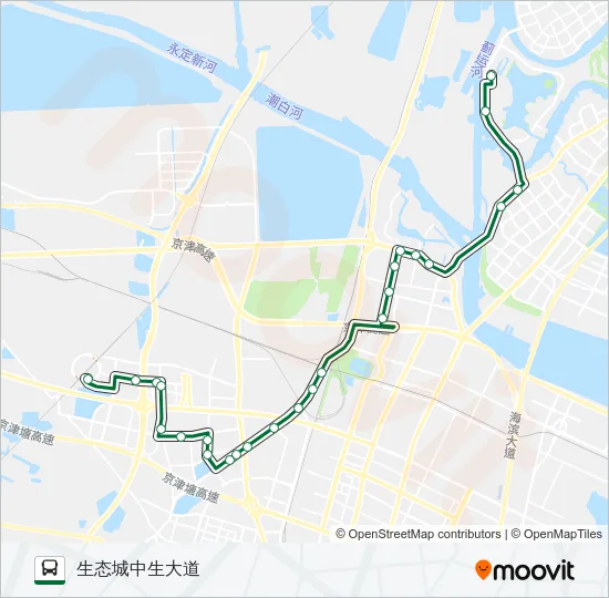 932路 Bus Line Map