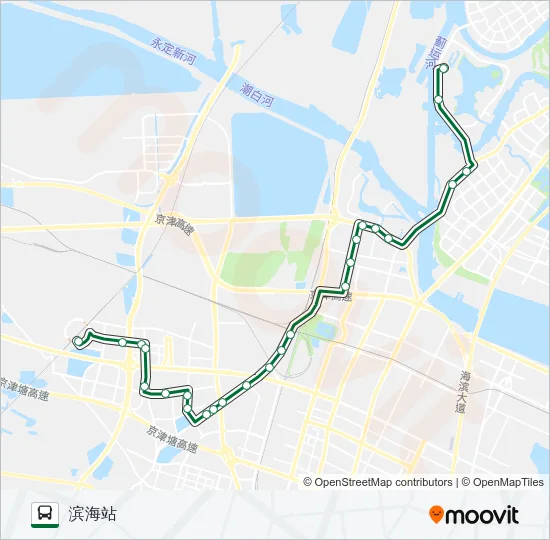 公交932路的线路图