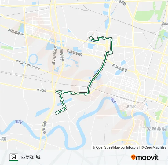 933路 Bus Line Map