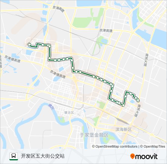 公交934路的線路圖