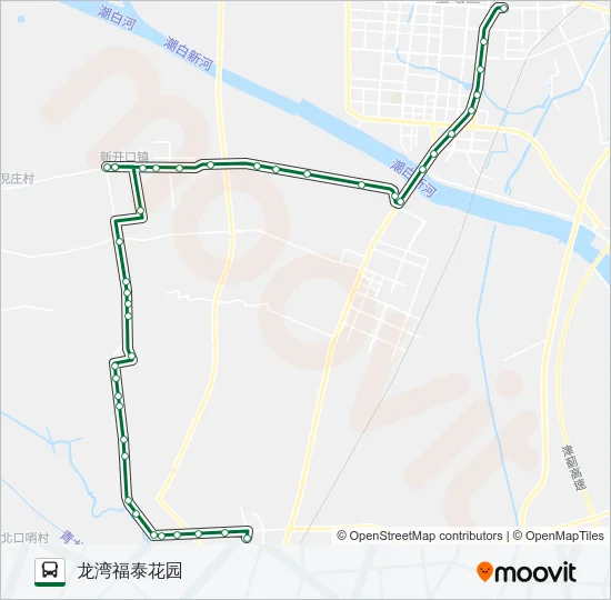 宝坻9路 Bus Line Map