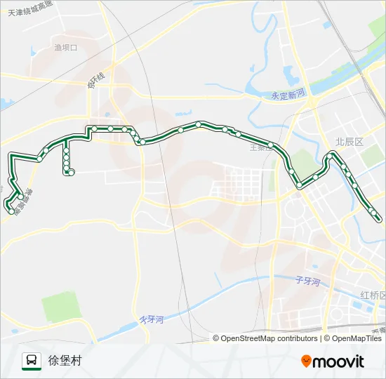 徐堡专线 Bus Line Map