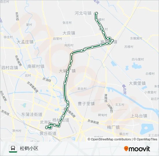 武清9路 Bus Line Map