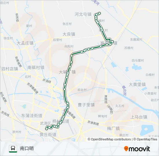 武清9路 Bus Line Map