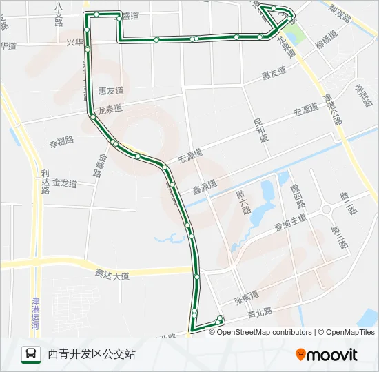 708环线 Bus Line Map