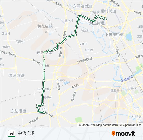 武清12路 bus Line Map