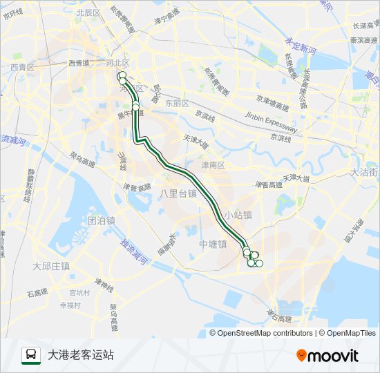 186路快线 bus Line Map