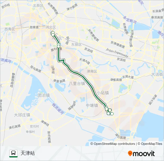 186路快线 Bus Line Map
