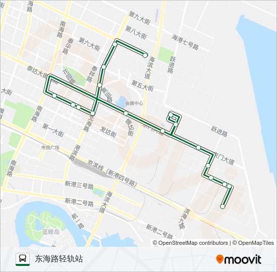 509路空调 bus Line Map