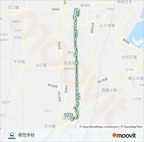 552路区间 Bus Line Map