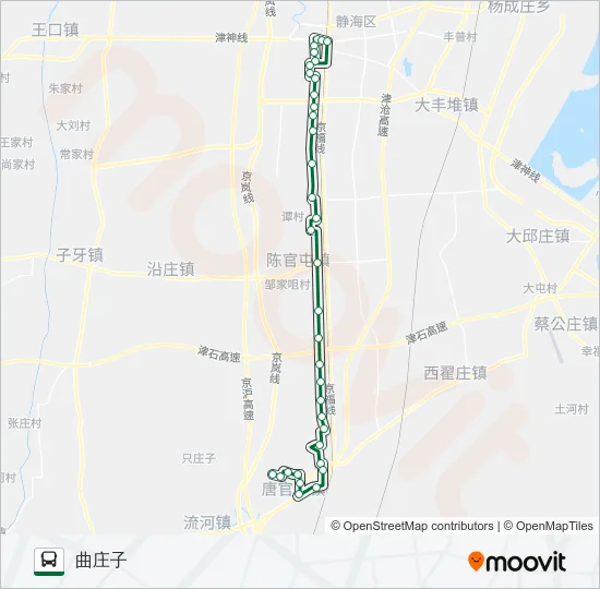 552路区间 Bus Line Map