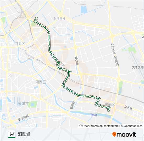 公交30路的线路图