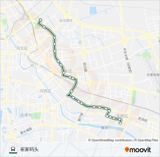公交30路的线路图
