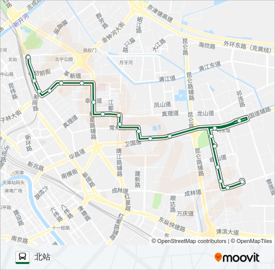 公交32路的线路图