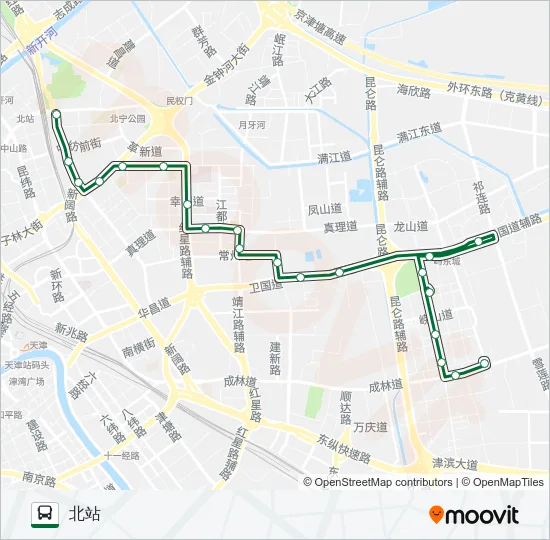 公交32路的线路图