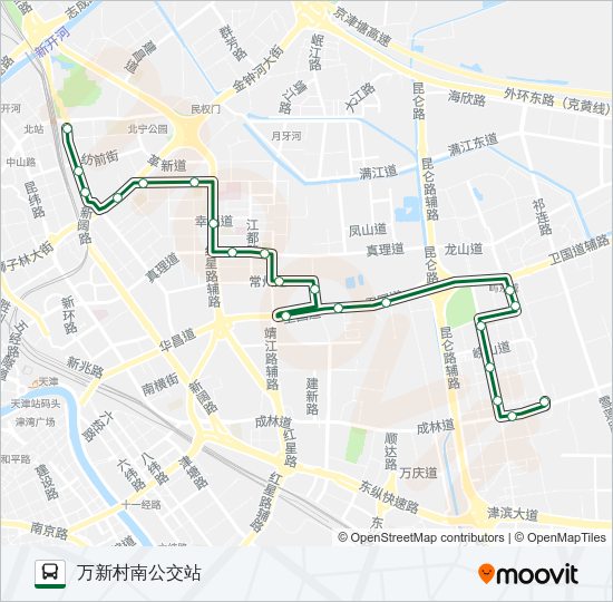 公交32路的线路图