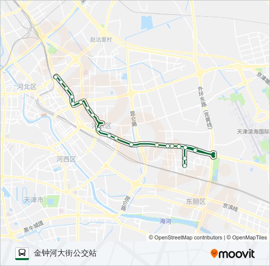 公交42路的线路图