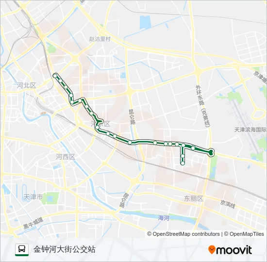 公交42路的线路图