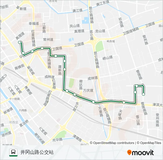 327路 Bus Line Map