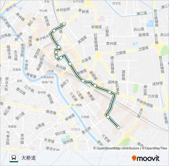 公交338路的线路图