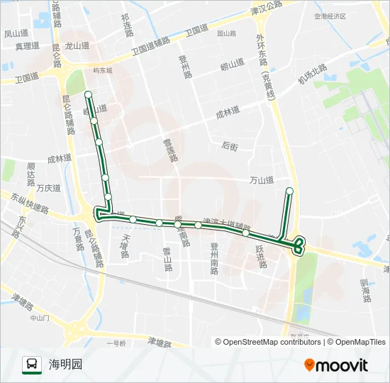 341路 Bus Line Map