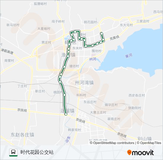 公交533路的线路图