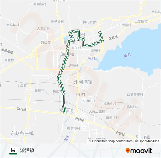 公交533路的线路图