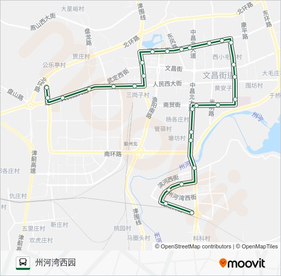 公交535路的线路图
