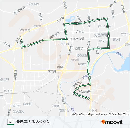 公交535路的线路图