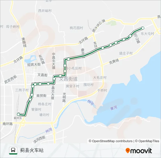 公交539路的线路图