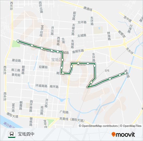 公交591路的线路图