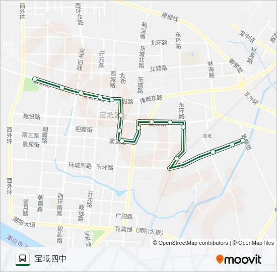 591路 Bus Line Map