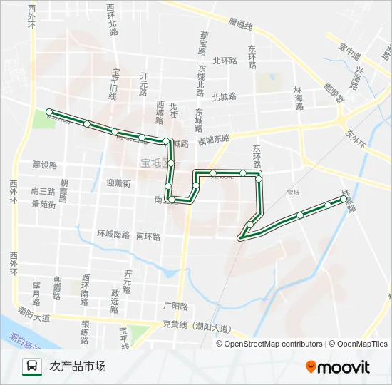 公交591路的线路图
