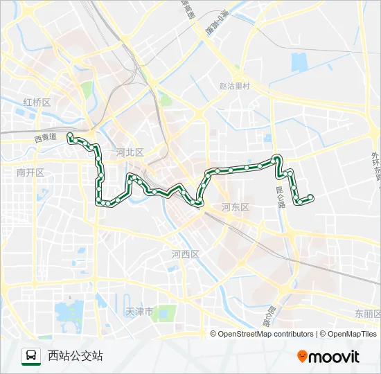635路 Bus Line Map