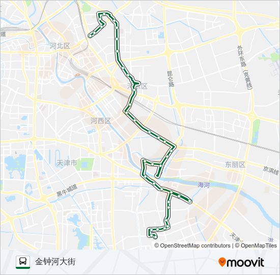 公交656路的线路图