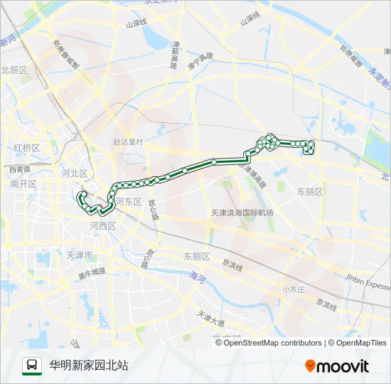 660路 Bus Line Map