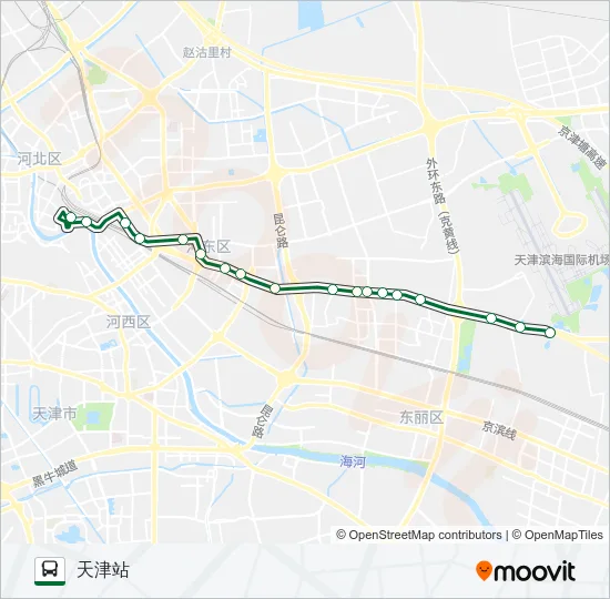 公交666路的线路图
