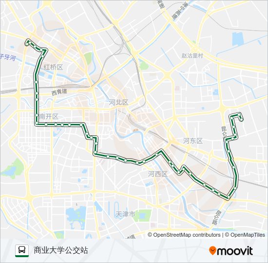 公交673路的线路图