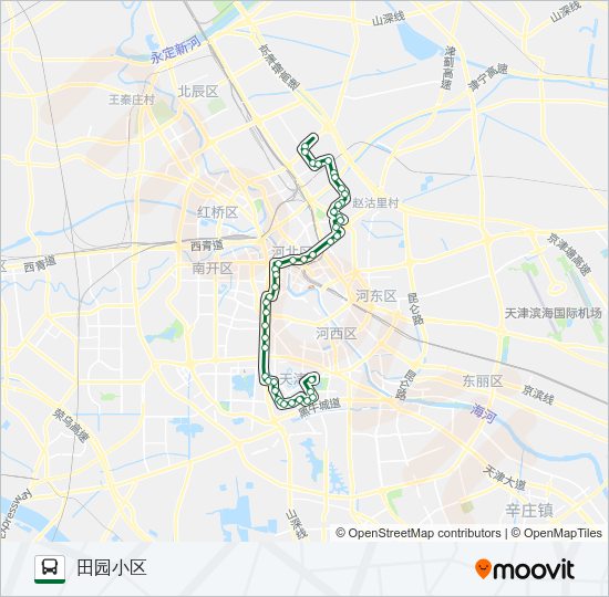 公交675路的线路图