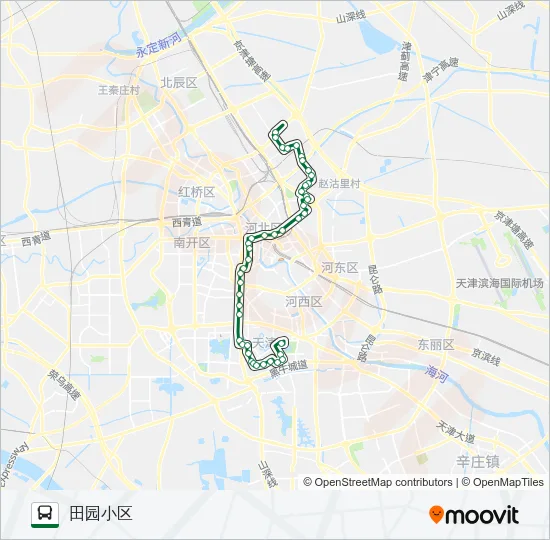 公交675路的线路图