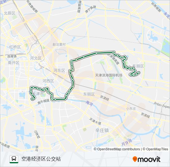 公交677路的线路图