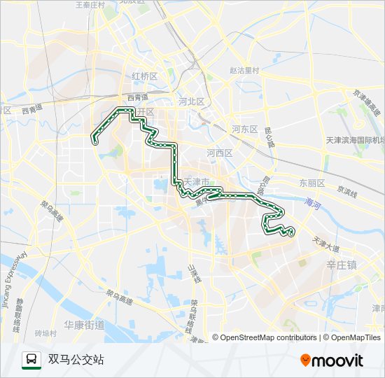 公交686路的线路图
