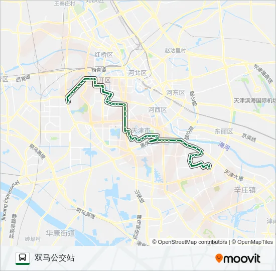公交686路的线路图