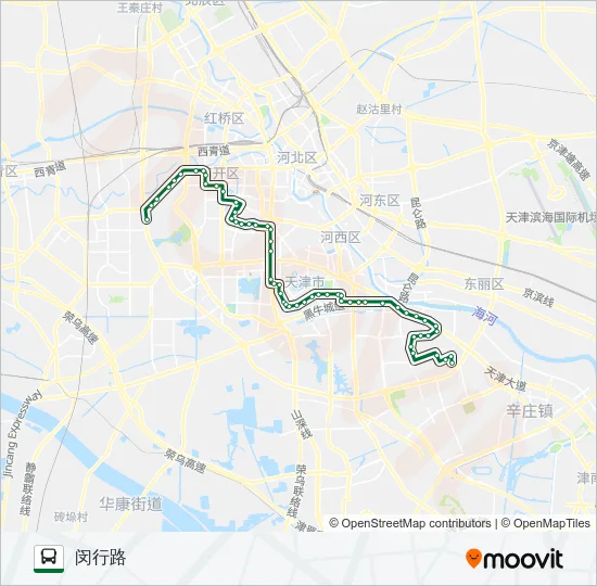 公交686路的线路图