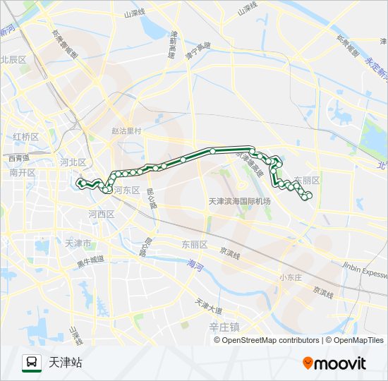 公交689路的线路图